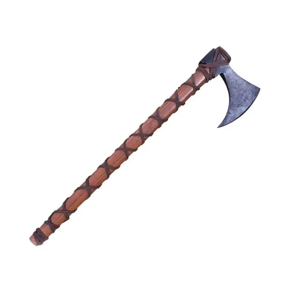 Traditional Hand-Forged Viking Axe – High Carbon Steel | Bushcraft, Hunting & Camping Tool